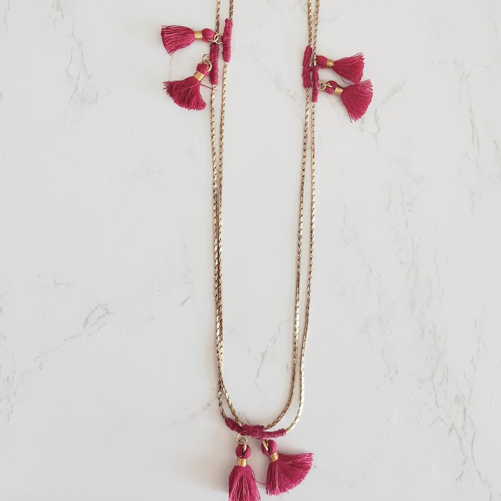 Take a Vacay Gold Necklace